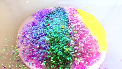 Glitter Slime ASMR || The Most Satisfying Glitter Slime Mixing you EVER Seen #303