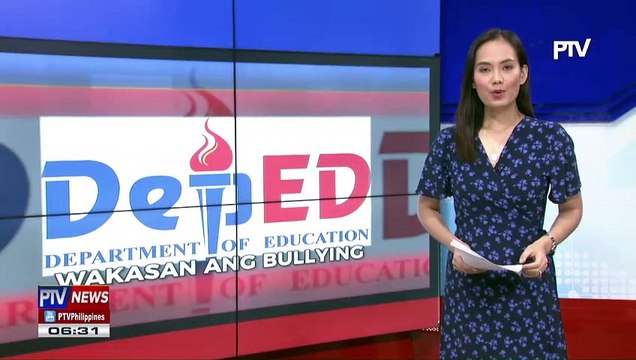 DepEd, hinimok ang publiko na wakasan ang bullying sa mga eskwelahan