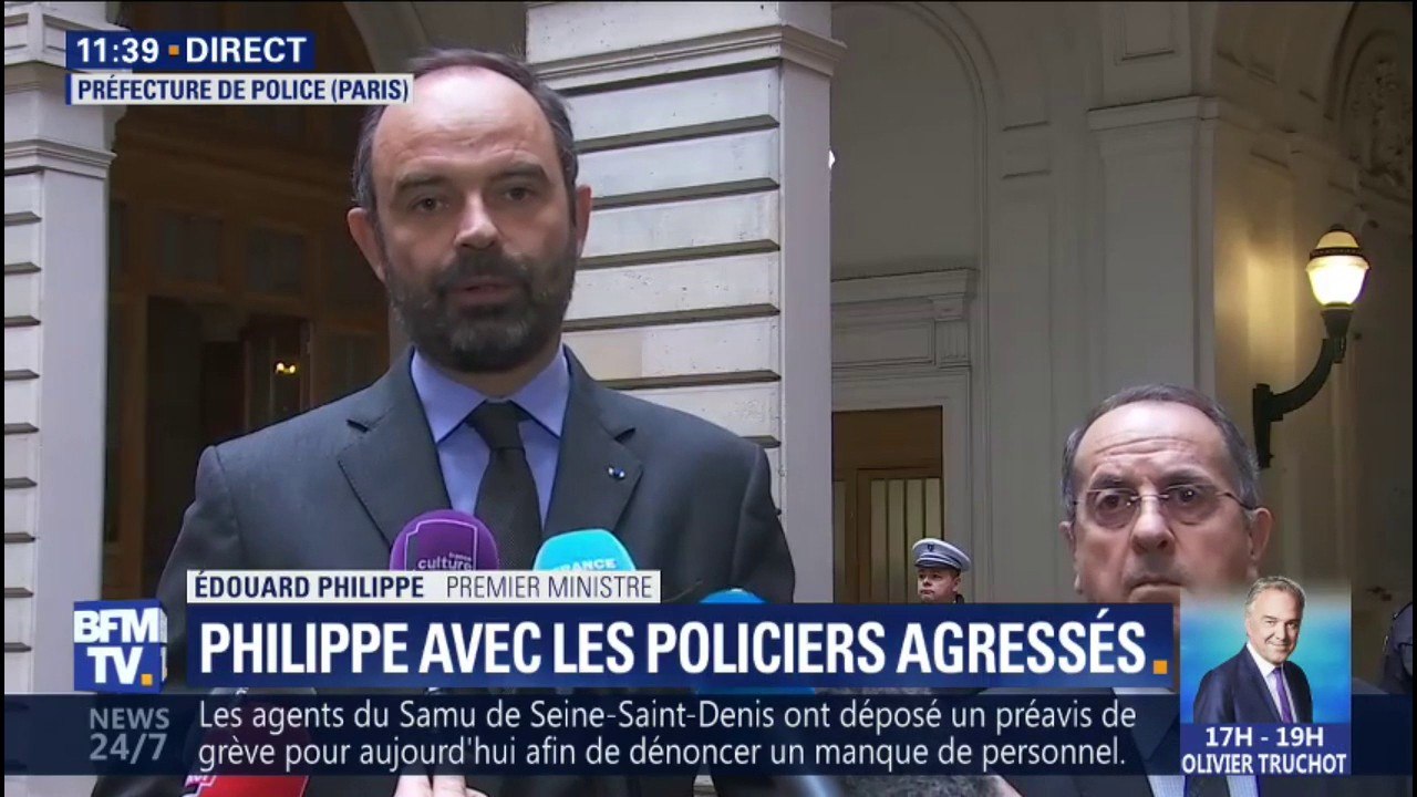 Édouard Philippe: "Tout est mis en oeuvre pour identifier les auteurs de ces violences"