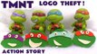 TMNT Play Doh Logo Theft Rescue with the Teenage Mutant Ninja Turtles and Thomas and Friends with each Logo having a Surprise Mystery Toy inside - A fun toy story for kids and preschool children