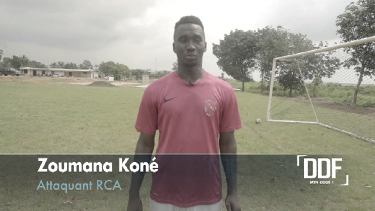DDF dimanche de foot Zoumana Koné attaquant RCA, meilleur buteur du championnat ivoirien