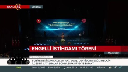 Engelli İstihdamı Töreni