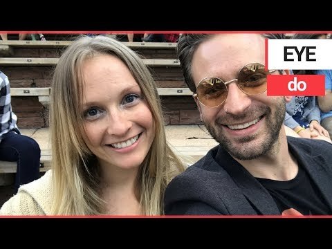 Colour blind man uses glasses to see girlfriend's eyes for the first time during proposal | SWNS TV