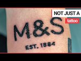 Man Gets M&S Logo Tattooed on his Arm | SWNS TV