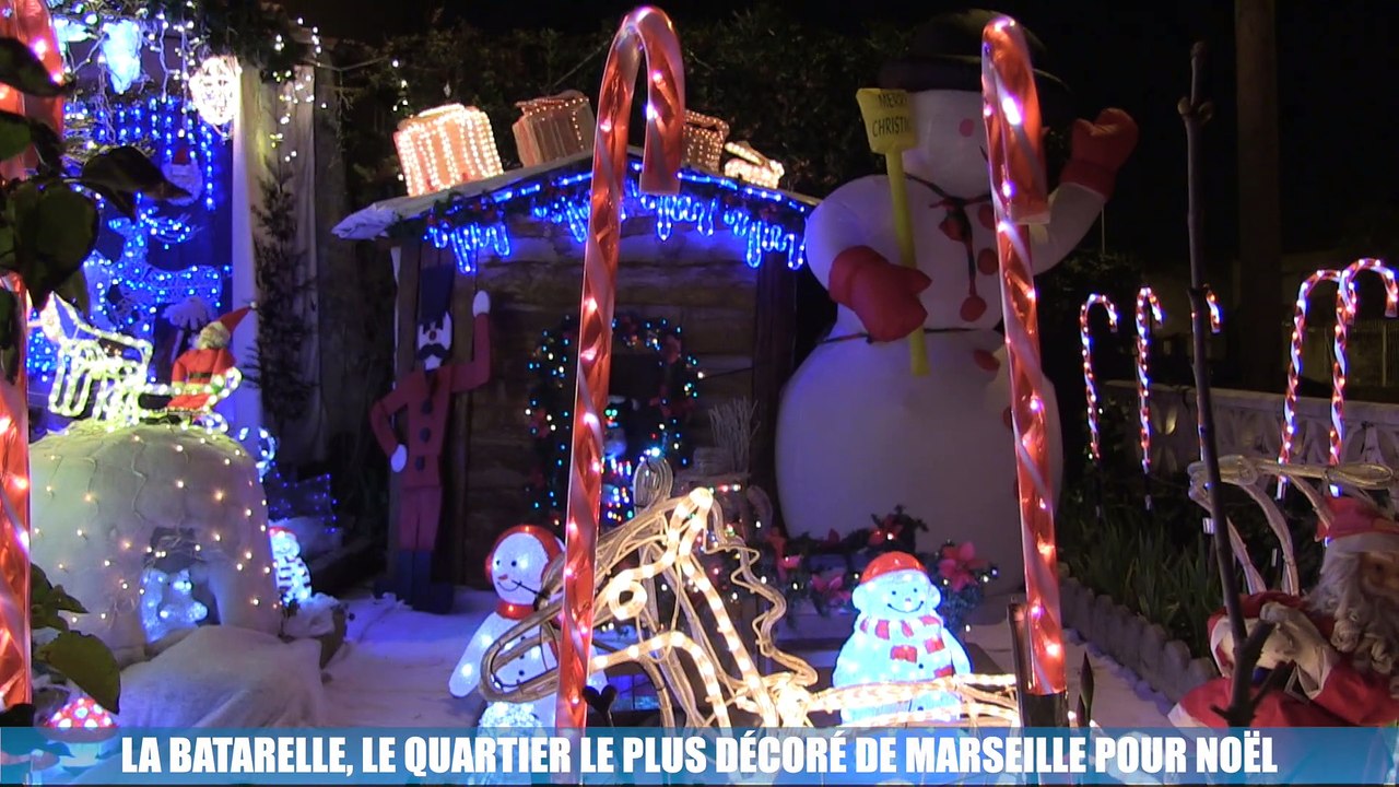 Insolite : La Batarelle,le  quartier le plus décoré de Marseille pour Noël