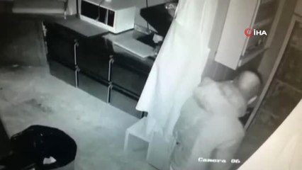 Gıda Ürünleri Satan İş Yerlerine Dadanan Hırsız Kamerada