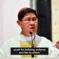 Cardinal Tagle to youth: Sorry for bullying, lies by elders