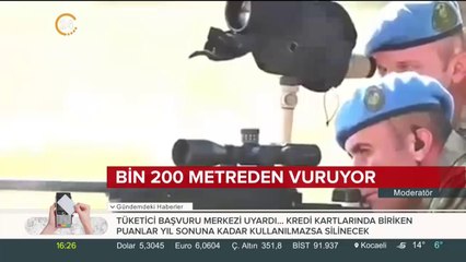 Bin 200 metreden vuruyor