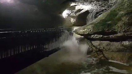 La grotte-chapelle de Remonot dans le Doubs prend l’eau