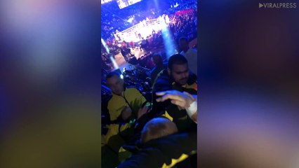 Boxing Fan Ejected In Row Over UNION JACK Waistcoat