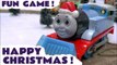 Thomas and Friends Toy Train Guessing Game Guess the Thomas the Tank Engine Character at Christmas in the Snow - A fun toy game for kids and preschool children