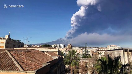 Now Mount Etna has erupted on Christmas Eve