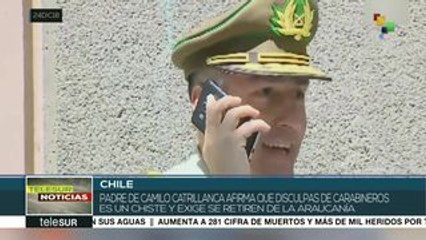 Camilo Catrillanca afirma que disculpa de carabineros es un chiste