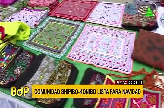 Rímac: comunidad shipibo-conibo ofrece novedosos regalos por Navidad
