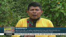 Guatemala: arriban restos mortales de Jakeline Caal desde EE.UU.
