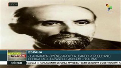 España: conmemoran a poeta andaluz y Premio Nobel Juan Ramón Jiménez