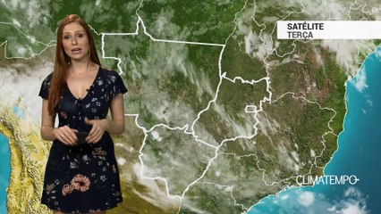 Previsão Centro-Oeste – Risco de chuva forte em MS