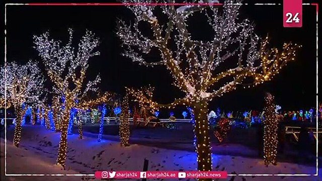 بـ4 مليون مصباح.. مزرعة تتحول إلى منتزه لقضاء عيد الميلاد المجيد