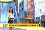 Huaycán: mujer denuncia a inquilinos por causar destrozos en su propiedad