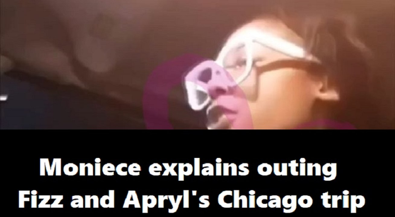 Moniece explains her "Fizz is in Chicago with Apryl and the kids" IG comment, saying she wasn't trying to be shady, and that she likes Apryl, but it was impossible to be Fizz's arm, since he and Apryl are in Chicago #LHHH