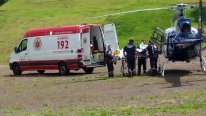 Homem de 40 anos, vítima de grave colisão na BR-369, chega ao HUOP