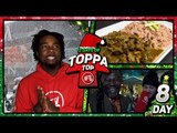 Levi Roots Tests DT & Troopz On Jamaican Food!  12 Days Of Toppa Top! Day 8 Ft Lumos