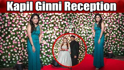 Kapil Sharma & Ginni Reception: Sumona Chakravarti looks stunning in teal blue gown | Boldsky
