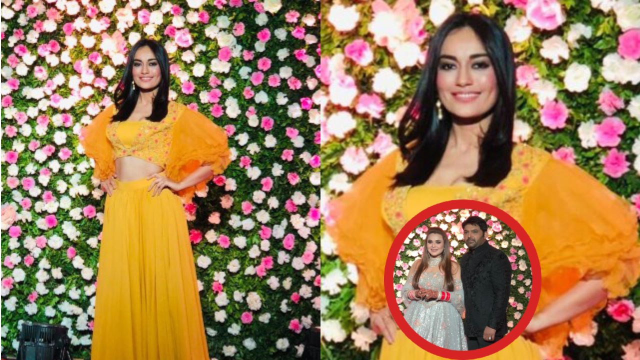 Kapil Sharma & Ginni Reception: Surbhi Jyoti looks sassy in orange at the reception | Boldsky