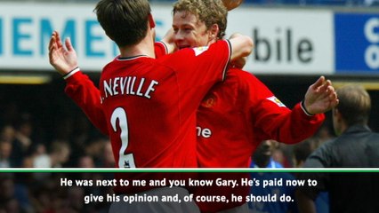 Neville will be really hard on me don't worry - Solskjaer