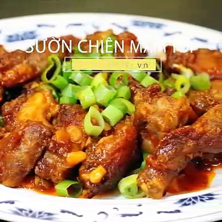 Cách làm SƯỜN CHIÊN MẮM TỎI ngon nhức nhối - Nauankhongkho.vn