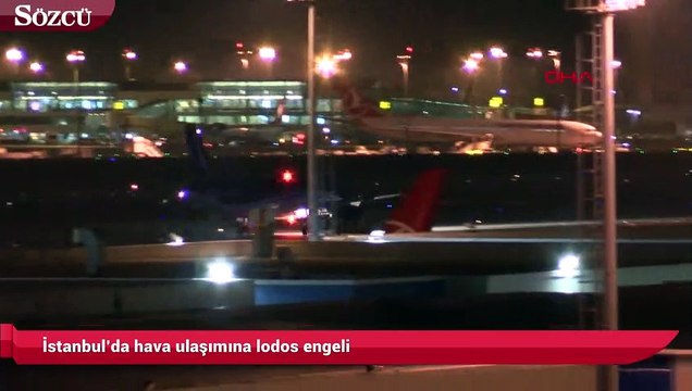 İstanbul’da hava ulaşımına lodos engeli