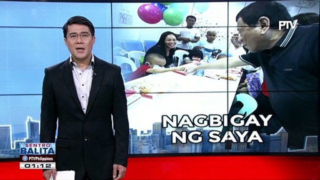 Pres. #Duterte, nagpasaya sa cancer patients sa Davao City