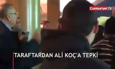 Taraftardan Ali Koç'a tepki
