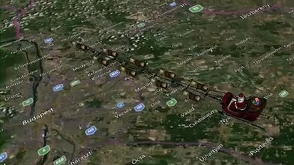 Budapest felett is bemérték a Mikulás szánját