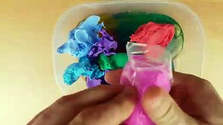 Mixing Store Bought Slime With Clay