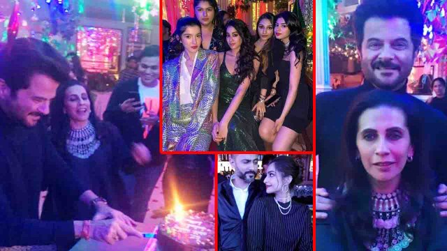 Anil Kapoor's Birthday Party INSIDE PHOTOS | Sonam Kapoor | Jhanvi Kapoor | FilmiBeat