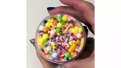 Relaxing Slime ASMR Pressing Compilation / CRUNCHY SLIME #35