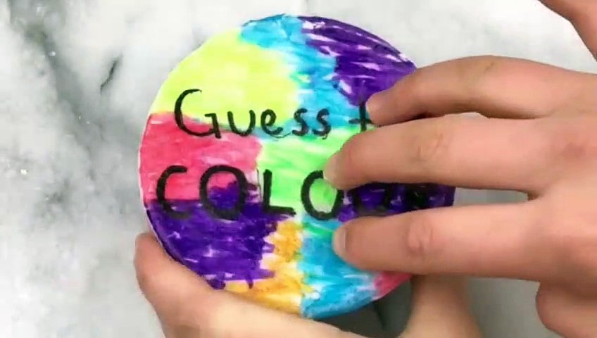 Guess The Color-Amazing Slime ASMR Video