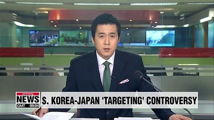 S. Korea and Japan to discuss recent 'aircraft targeting' controversy