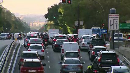 Madrid activa el protocolo antipolución el día de Navidad y limita la velocidad en la M-30 a 70 km/h