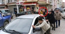 Kırıkkale Belediye Başkanı Mehmet Saygılı, Yolda Kalan Aracı İtti