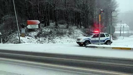 Bolu Dağı'nda yoğun kar yağışı - BOLU