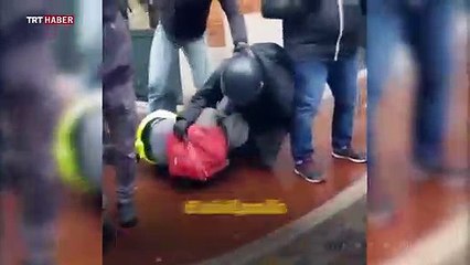 Fransa polisinden "metal coplu" müdahale