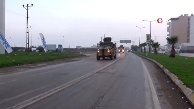 Hatay) Hatay'dan Şanlıurfa Sınırına Askeri Mühimmat ve Askeri Araç Sevkiyatı