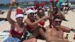 Surf and sun for Christmas revellers at Australia's Bondi Beach