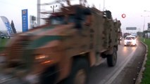HATAY) Hatay’dan Şanlıurfa sınırına askeri mühimmat ve askeri araç sevkiyatı