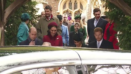 Queen departs Sandringham after Christmas Day church service