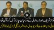 Press conference of Minister for Information Fawad Chaudhry