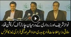 Press conference of Minister for Information Fawad Chaudhry