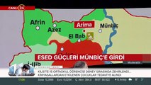 Esed güçleri Münbiç'e girdi